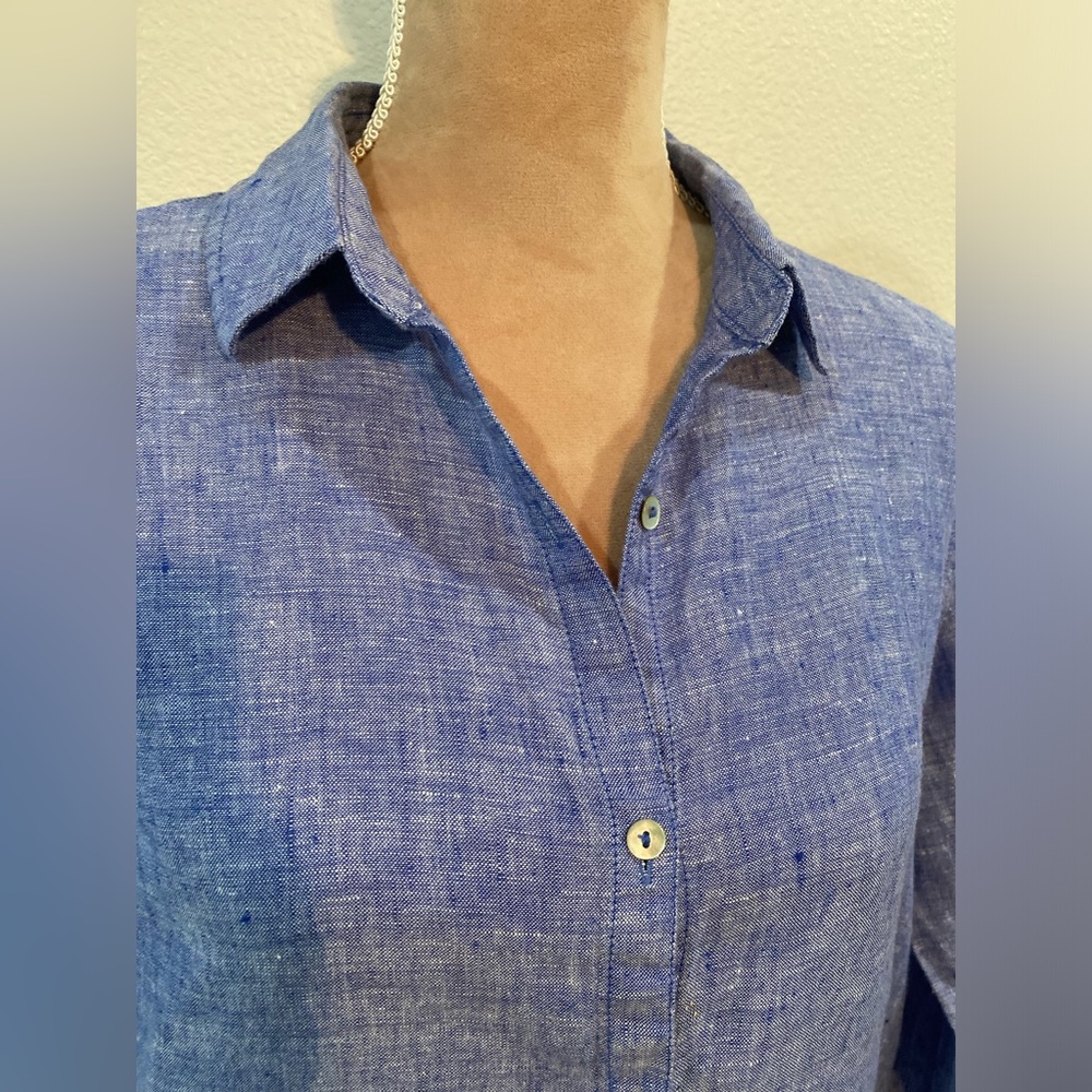 Sigrid Olsen Linen Tunic - image 3